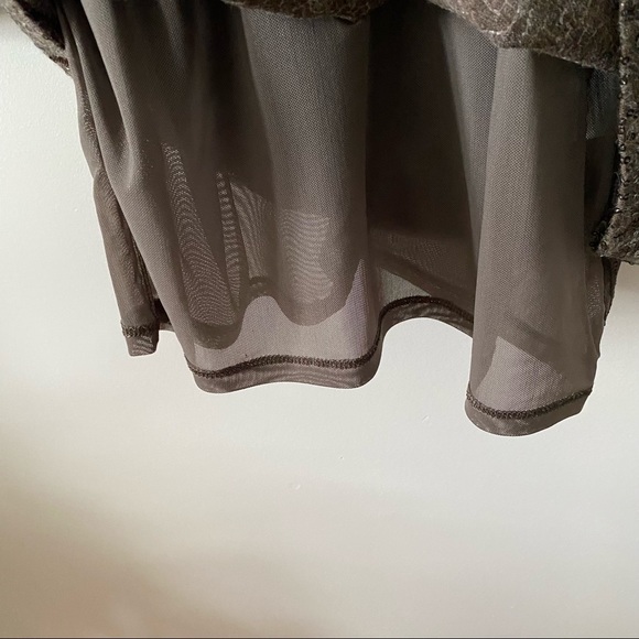 Alice and Olivia Chocolate Sequin Mesh Back Cocktail Dress - Picture 6 of 10